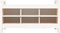 vidaXL - Halbankje - 110x40x60 - cm - massief - grenenhout - wit