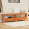 vidaXL - Halbankje - 160x28x45 - cm - massief - grenenhout - wasbruin