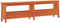 vidaXL - Halbankje - 160x28x45 - cm - massief - grenenhout - wasbruin
