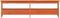vidaXL - Halbankje - 160x28x45 - cm - massief - grenenhout - wasbruin
