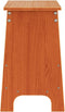 vidaXL - Halbankje - 60x28x45 - cm - massief - grenenhout - wasbruin
