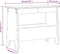 vidaXL - Halbankje - 60x28x45 - cm - massief - grenenhout - wasbruin