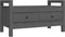 vidaXL - Halbankje - 80x40x43 - cm - massief - grenenhout - grijs