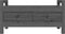 vidaXL - Halbankje - 80x40x43 - cm - massief - grenenhout - grijs