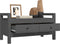 vidaXL - Halbankje - 80x40x43 - cm - massief - grenenhout - grijs
