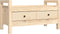 vidaXL - Halbankje - 80x40x43 - cm - massief - grenenhout
