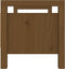 vidaXL - Halbankje - 80x40x43 - cm - massief - grenenhout - honingbruin