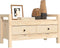 vidaXL - Halbankje - 80x40x43 - cm - massief - grenenhout