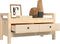 vidaXL - Halbankje - 80x40x43 - cm - massief - grenenhout
