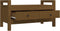 vidaXL - Halbankje - 80x40x43 - cm - massief - grenenhout - honingbruin
