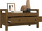 vidaXL - Halbankje - 80x40x43 - cm - massief - grenenhout - honingbruin