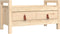 vidaXL - Halbankje - 80x40x43 - cm - massief - grenenhout