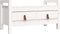 vidaXL - Halbankje - 80x40x43 - cm - massief - grenenhout - wit