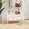 vidaXL - Halbankje - 80x40x43 - cm - massief - grenenhout - wit
