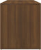 vidaXL - Halbankje - 80x40x45 - cm - bewerkt - hout - bruin - eikenkleur