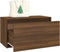 vidaXL - Halbankje - 80x40x45 - cm - bewerkt - hout - bruin - eikenkleur
