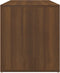 vidaXL - Halbankje - 80x40x45 - cm - bewerkt - hout - bruin - eikenkleur
