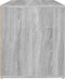 vidaXL - Halbankje - 80x40x45 - cm - bewerkt - hout - grijs - sonoma - eikenkleurig