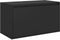vidaXL - Halbankje - 80x40x45 - cm - bewerkt - hout - zwart