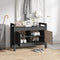 vidaXL - Halbankje - 80x40x60 - cm - massief - grenenhout - grijs
