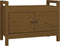 vidaXL - Halbankje - 80x40x60 - cm - massief - grenenhout - honingbruin