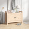 vidaXL - Halbankje - 80x40x60 - cm - massief - grenenhout