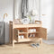 vidaXL - Halbankje - 80x40x60 - cm - massief - grenenhout