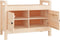 vidaXL - Halbankje - 80x40x60 - cm - massief - grenenhout