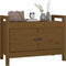 vidaXL - Halbankje - 80x40x60 - cm - massief - grenenhout - honingbruin