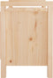 vidaXL - Halbankje - 80x40x60 - cm - massief - grenenhout