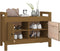 vidaXL - Halbankje - 80x40x60 - cm - massief - grenenhout - honingbruin