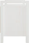 vidaXL - Halbankje - 80x40x60 - cm - massief - grenenhout - wit