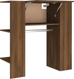 vidaXL - Halmeubel - 97,5x37x99 - cm - bewerkt - hout - bruineiken
