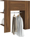 vidaXL - Halmeubel - 97,5x37x99 - cm - bewerkt - hout - bruineiken