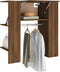 vidaXL - Halmeubel - 97,5x37x99 - cm - bewerkt - hout - bruineiken