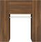 vidaXL - Halmeubel - 97,5x37x99 - cm - bewerkt - hout - bruineiken