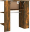vidaXL - Halmeubel - 97,5x37x99 - cm - bewerkt - hout - gerookt - eikenkleurig