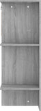 vidaXL - Halmeubel - 97,5x37x99 - cm - bewerkt - hout - grijs - sonoma - eiken