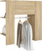 vidaXL - Halmeubel - 97,5x37x99 - cm - bewerkt - hout - sonoma - eiken