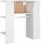 vidaXL - Halmeubel - 97,5x37x99 - cm - bewerkt - hout - wit