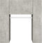 vidaXL - Halmeubel - 97,5x37x99cm - bewerkt - hout - betongrijs