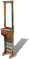 vidaXL - Halspiegel - 47x23x180 - cm - massief - gerecycled - hout