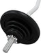 vidaXL - Halter - met - gewichten - 30 - kg - gietijzer - en - verchroomd - staal
