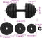 vidaXL - Halters - 2x15 - kg