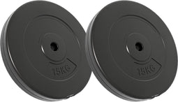 vidaXL - Halterschijven - 2 - stuks - 30 - kg - beton