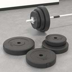 vidaXL - Halterschijven - 6 - st - 30 - kg - cement