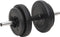 vidaXL - Halterset - met - gewichten - 120 - kg