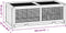 vidaXL - Hamsterkooi - 104x52x38 - cm - massief - vurenhout