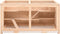 vidaXL - Hamsterkooi - 104x52x54 - cm - massief - vurenhout