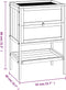 vidaXL - Hamsterkooi - 55x40x80 - cm - massief - vurenhout